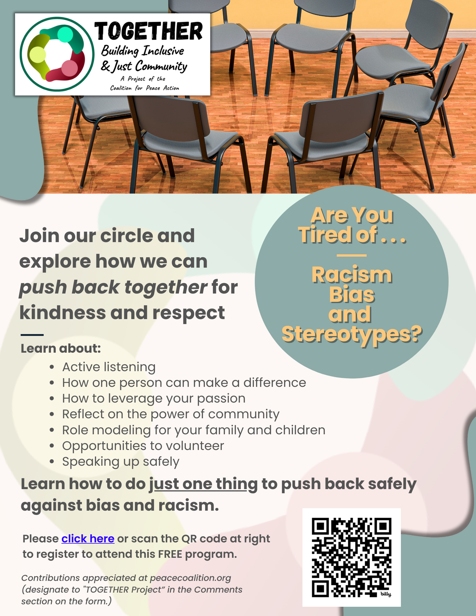 TOGETHER AntiBias AntiRacism EventFLyer