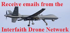 Signup button for Interfaith Drone Network E-mails